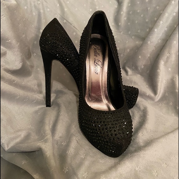 SOLD! -BELLA LUNA Rhinestone Heels 😍 - Picture 5 of 6